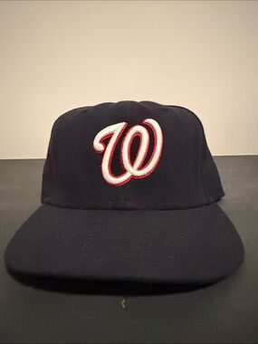 Washington Nationals Navy Fitted New Era Hat
